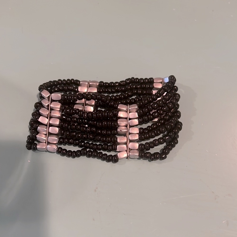 Black and Silver Bracelet